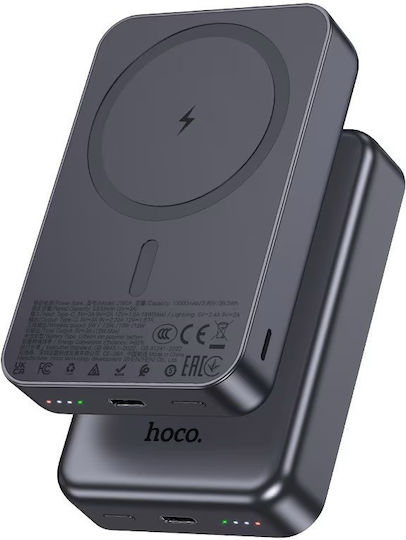 Hoco J160A Power Bank MagSafe 10000mAh 20W Cu Port USB-C Încărcare Rapidă Gri