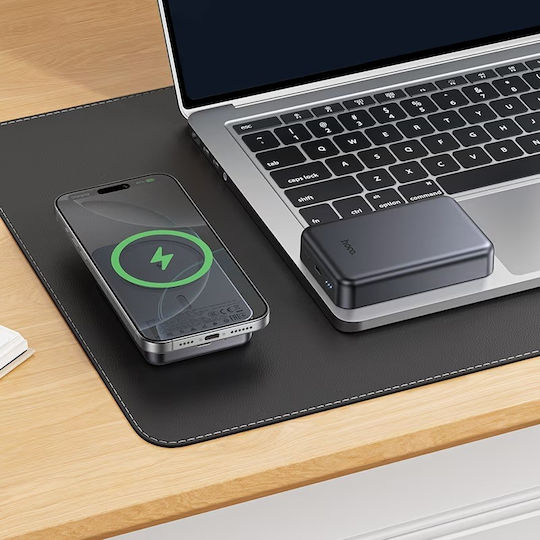 Hoco J160A Power Bank MagSafe 10000mAh 20W Cu Port USB-C Încărcare Rapidă Gri