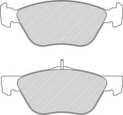 Ferodo Brake Pad Set Back for Alfa Romeo GTV Daihatsu Delta Fiat Bravo Marea Multipla Lancia Dedra Delta