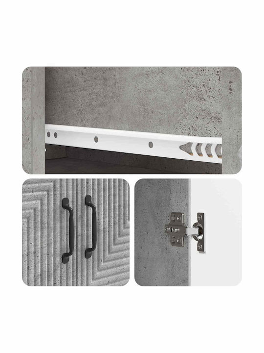 vidaXL Shower Column Without Mixer 66cm Gray