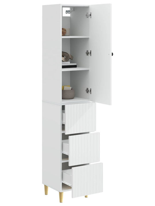 vidaXL Shower Column Without Mixer 33cm White