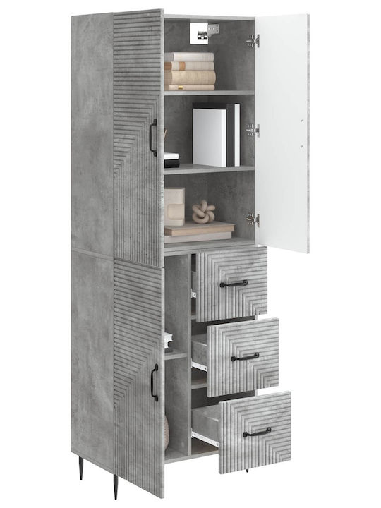vidaXL Coloană Duș Fără Baterie 66cm Gri