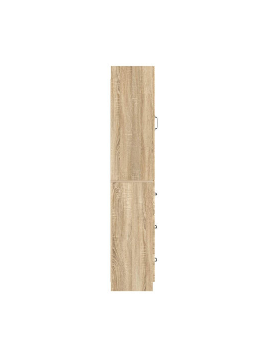 Metal Storage Cabinet with 2 Drawers L33xW34.5xH87cm
