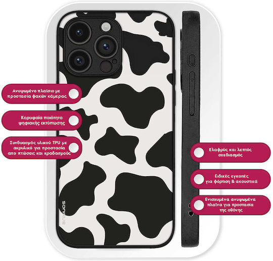Калъф Sonique Animal Print Series Motorla Edge 60 Neo 5g Крава 01
