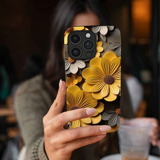 Sonique 3D Flower Series Case Motorola Edge 60 Neo 5G Yellow