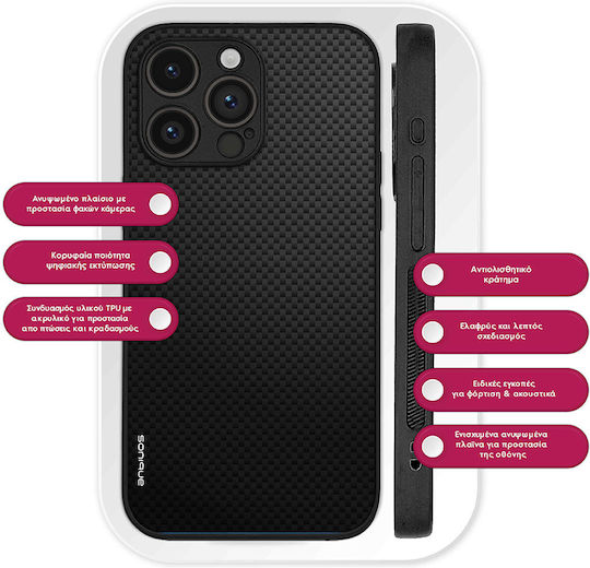 Θήκη Sonique Carbon Series Honor 600 Lite 5g Μαύρο 01