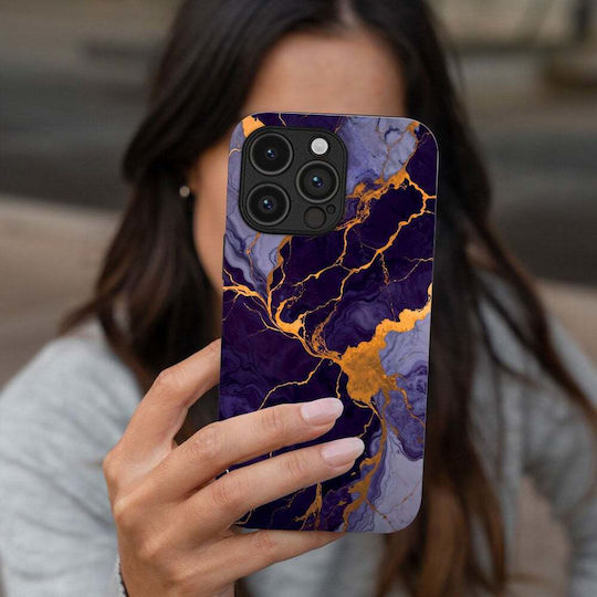 Sonique Marble Series Honor 600 Lite 5g Mobile Phone Case Purple