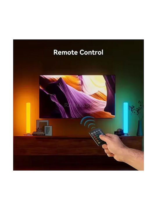 Decorativă Lampă Ambient LED RGB 2 bucăți 4.1x3.5x24.8 cm