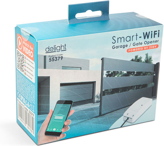 Deschizător Smart de Garaj Wifi 230V Tuya Senzor Notificări Control prin Telefon Alexa Google