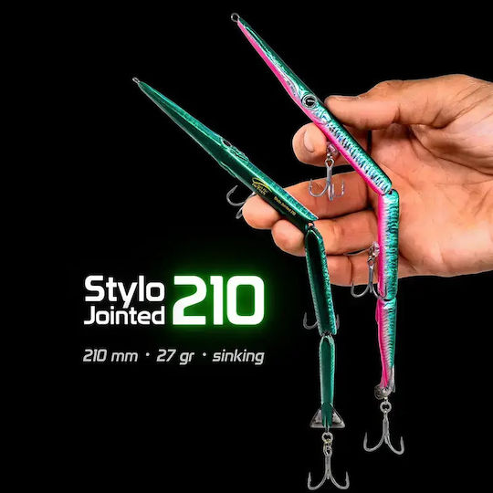 Jack Fin Stylo Τεχνητό Δόλωμα Ψαράκι (Minnow) Μπλε