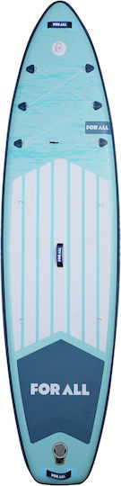 ForAll Inflatable SUP Board with Length 3.05m Light Blue