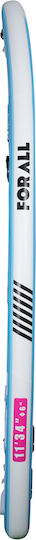 ForAll Inflatable SUP Board with Length 3.05m Light Blue