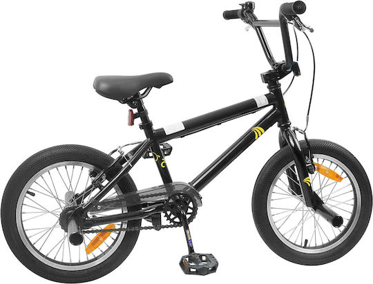 vidaXL 20" Kids' BMX Bicycle Black