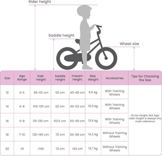 vidaXL 20" Kids' BMX Bicycle Black