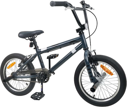 vidaXL Bicicletă Copii BMX Gri 16"