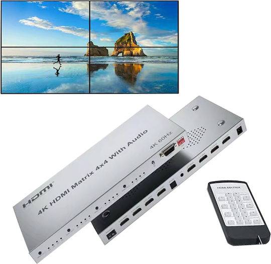 Atc Hdmi Matrix 4 In 4 Out 60hz 02.001.0132