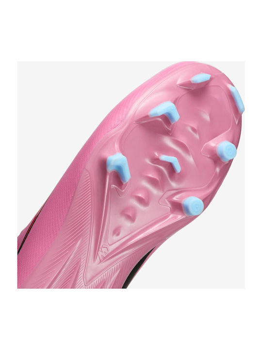 Mercurial Vapor FG/MG Kids Soccer Cleats And Shoes Molded Pink