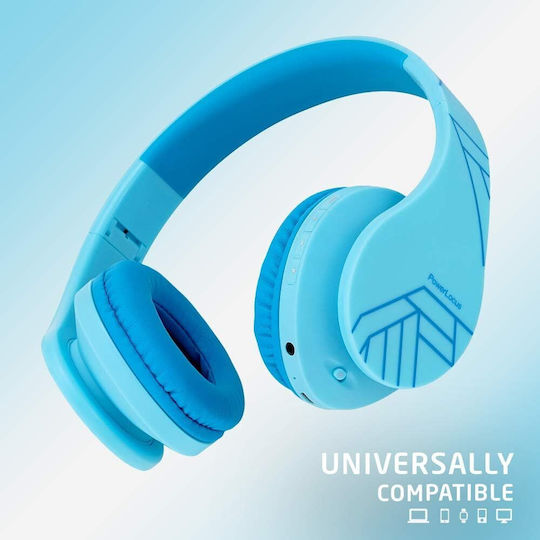 PowerLocus P2 Kids Căști Audio Wireless Bluetooth Over Ear Albastru Deschis