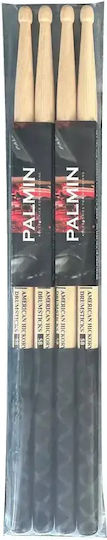 Palmin Palmin-dstick-pa2 Palmin Drumstick Premium Ah-5a Two Pairs 100gr American Hickory
