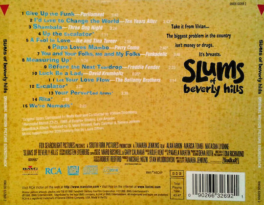 - Slums Of Beverly Hills (original Motion Picture Soundtrack) CD Μουσικής