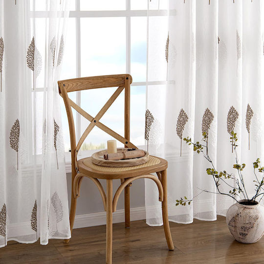 Miulee Set Blackout Curtains With Pencil Pleat White 140x260cm