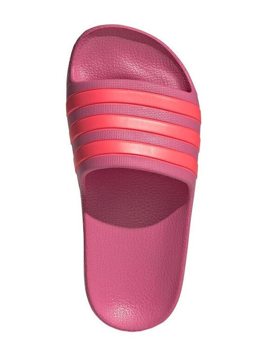 Kids' Slides Pink Adilette Aqua