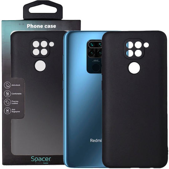 Spacer Schutzhülle Xiaomi Redmi Note 9 Flexible Tpu Material Schwarz