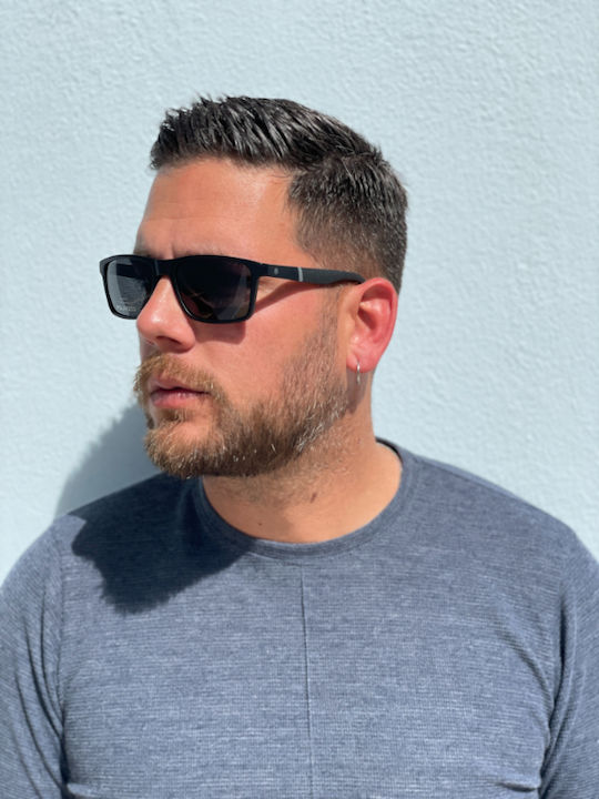 Monte Napoleone Black Sunglasses With Frame