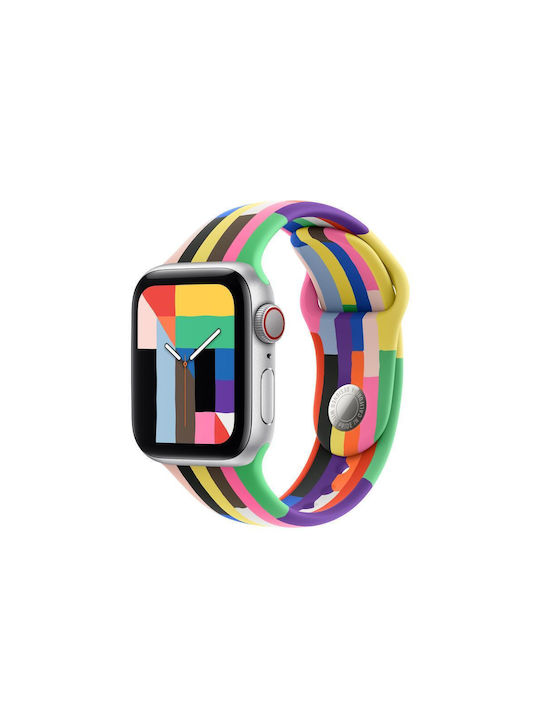 Apple Smartwatch Band Mffp4zm/a Watch 40mm Pride Edition Sport Band S M Multicolor Apple Smartwatch Band Mffp4zm/a Watch 40mm Pride Edition Sport Band S M Multicolor