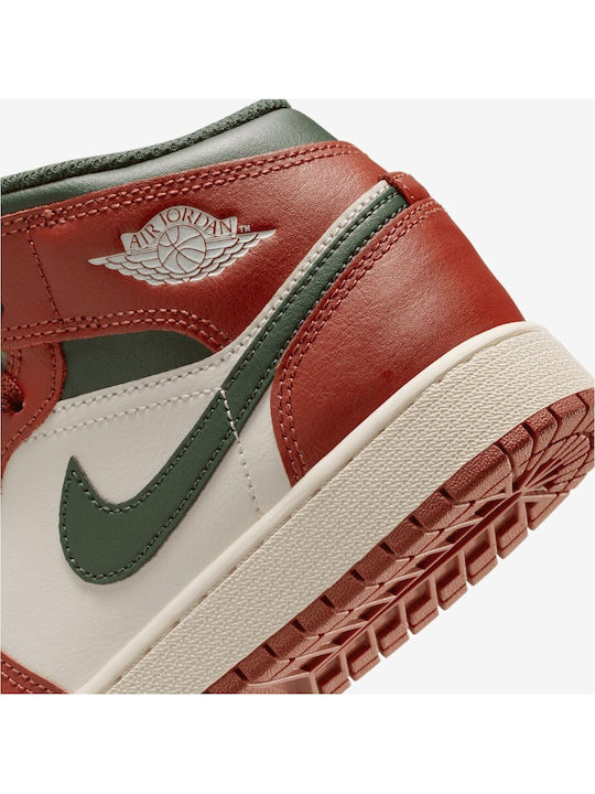Air  1 Mid Men's Boots Redstone Midnight Green