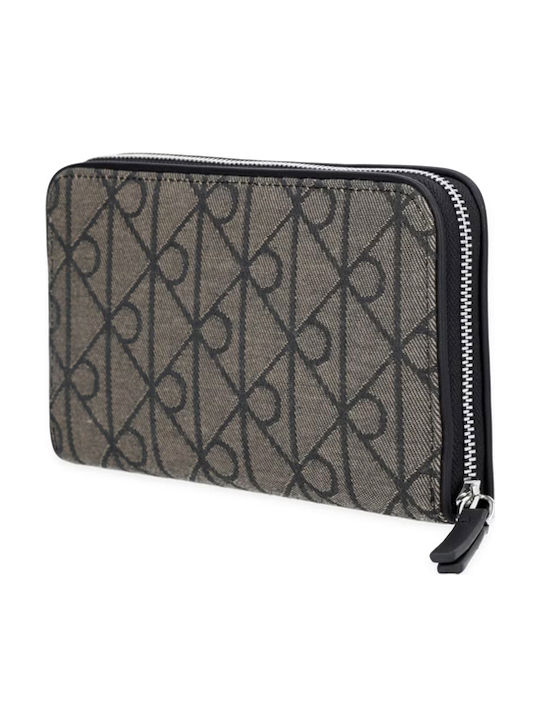 Calvin Klein Large Fabric Women's Wallet with RFID Gray Calvin Klein Large Fabric Women's Wallet with RFID Gray