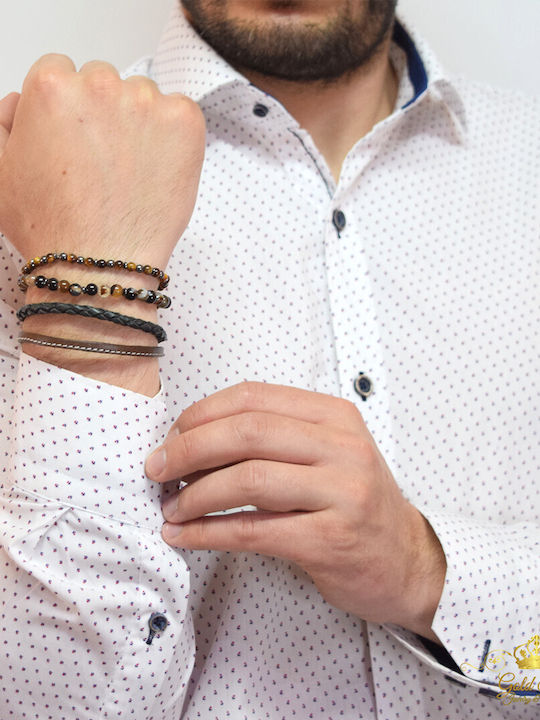 Chrysostomos Herren Lederarmband