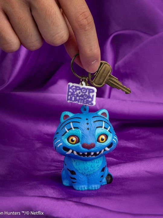 Μπρελόκ K-pop Demon Hunters Derpy Tiger Squishy Keychain