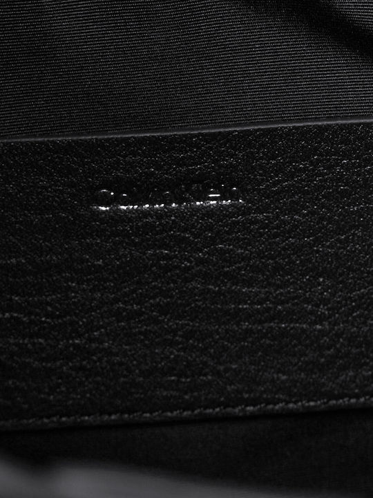 Leder Damen Schultertasche Schwarz