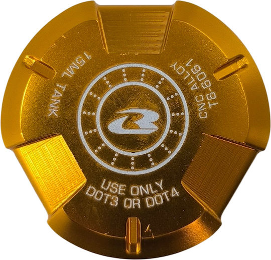 Brake Fluid Reservoir Cap Single S1 Racing Boy Gold