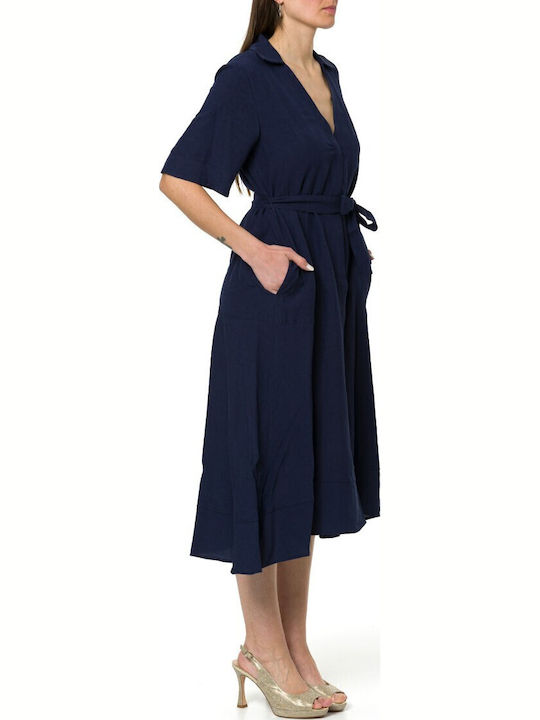 Rochie Midi Albastru Marin
