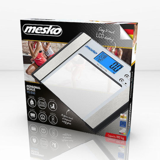 Mesko Ψηφιακή Ζυγαριά 180kg Ασημί MS8146