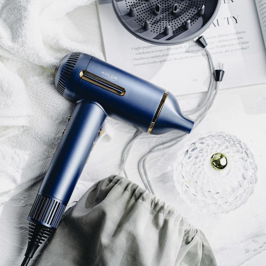 Adler Hair Dryer with Diffuser 1500W