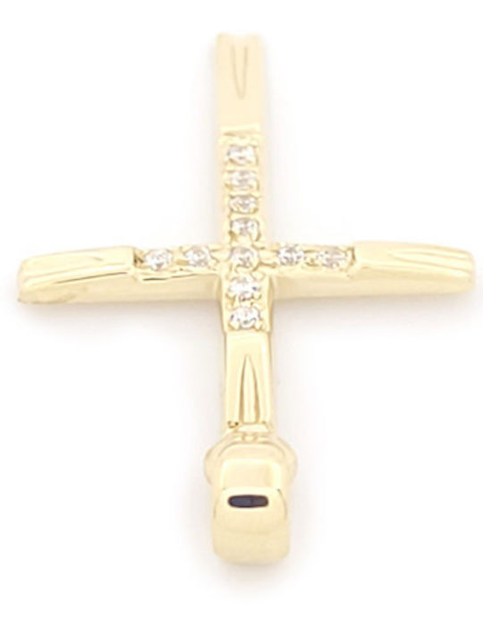 Women's Gold Cross 14K with Chain