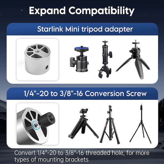 Starlink Mini Tripod Mount Adapter