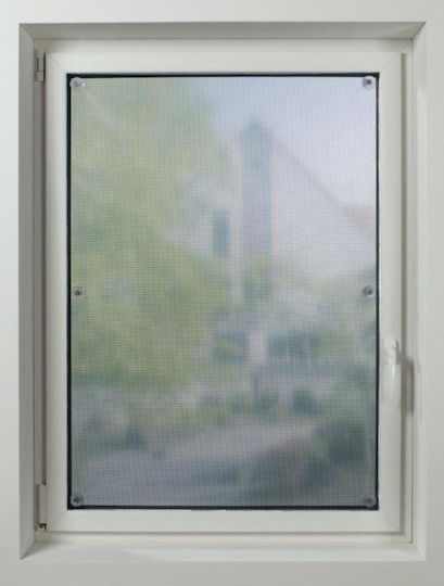 Plasă de Țânțari pentru Fereastră Neagră 150x100cm