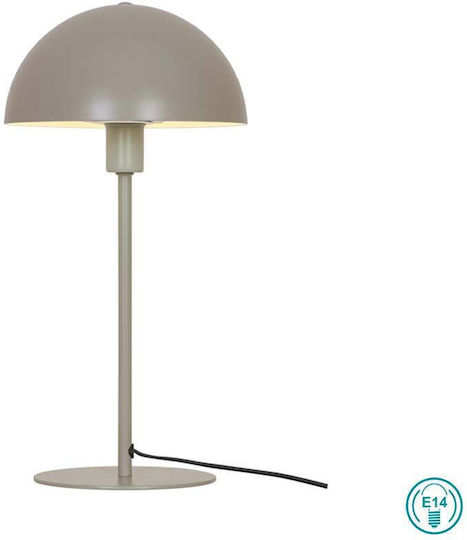 Viokef Metal Vintage Table Lamp with Brown Shade and Base