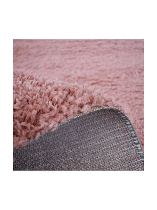 Χαλί Ορθογώνιο Shaggy Pink 120x170cm