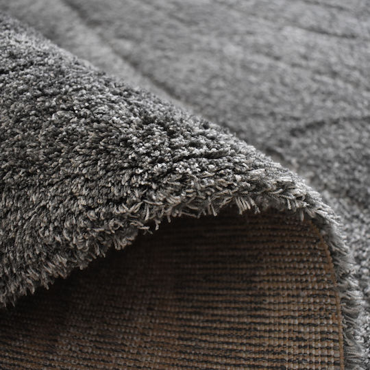 Soft Touch Wohnzimmer Teppich Rechteckig D.Grau 140x250cm