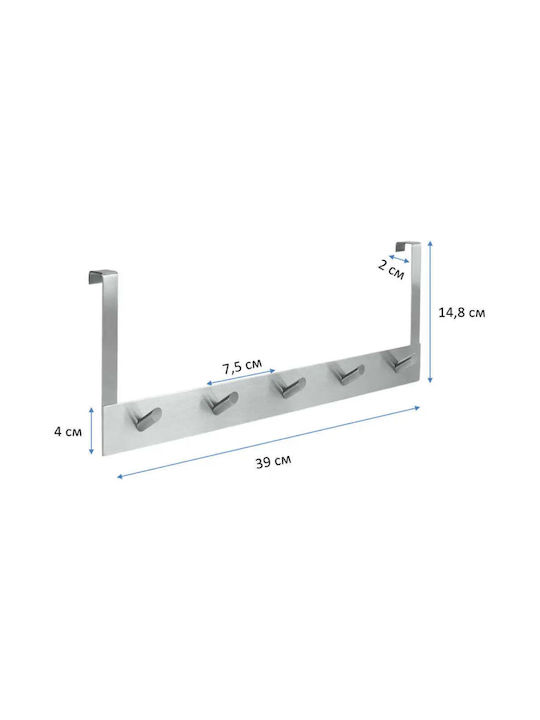 Metaltex Κρεμάστρα Πόρτας Μεταλλική Metaltex Κρεμάστρα Πόρτας Μεταλλική