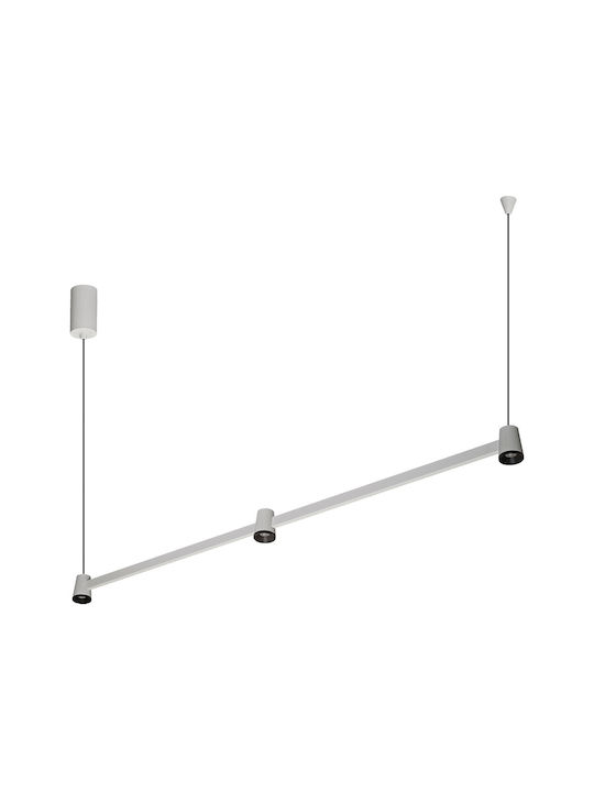 VK Lighting White LED Pendant Ceiling Light with Warm White Light
