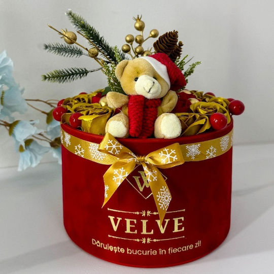 Velve Jucărie de Pluș Ursuleț de Pluș de Crăciun (Diverse Modele) 1 Buc