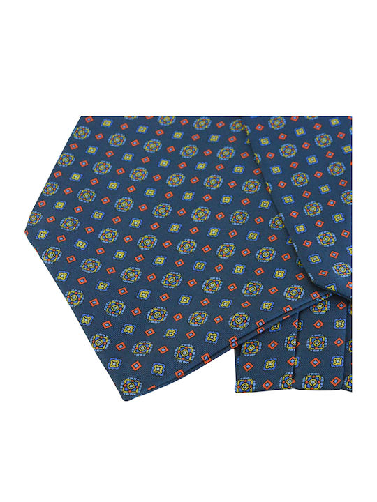 Ascot Men's Silk Tie In Navy Blue Color