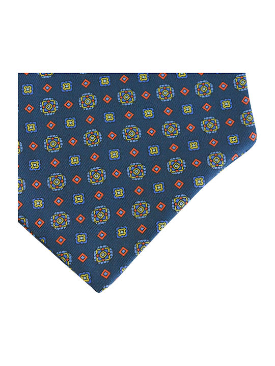 Ascot Men's Silk Tie In Navy Blue Color