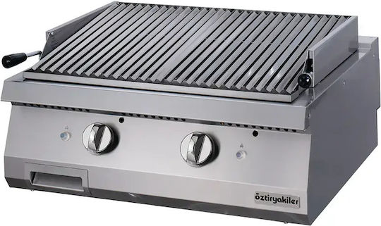 Oztiryakiler Grătar Pe Gaz 20kW Cu Dimensiuni 90x80x28cm